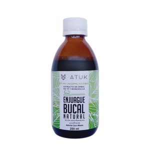 Enjuague bucal con ingredientes naturales