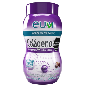 Colágeno con Biotina Polvo 250 gr Euvi