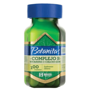 Complejo B Vitamina C Calcio Zinc 100 Tab Botanitas