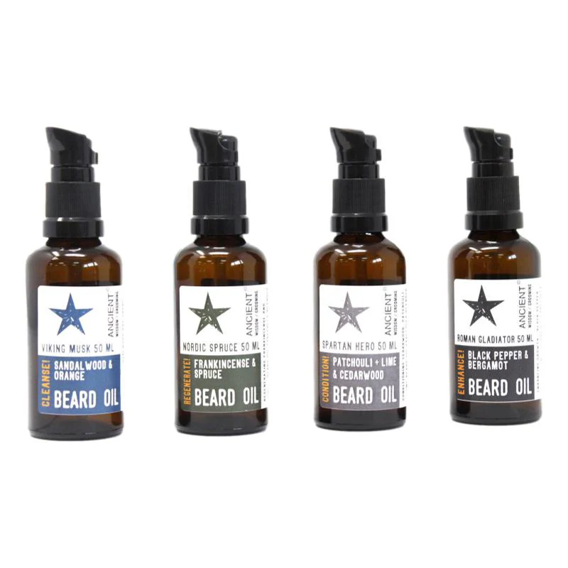 Aceite para BARBA & BIGOTE - 100% NATURAL