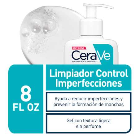 CERAVE LIMPIADOR CONTROL IMPERFECCIONES 236ML - Imagen 3